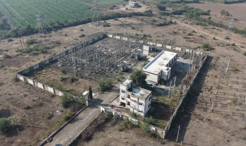 66 kv substation aerial by Kamaxi Electricals