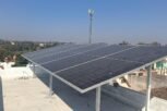 Rooftop solar installation by Kamaxi Electricals