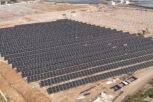 Solar plant aerial view by Kamaxi Electricals